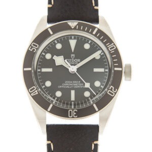 TUDOR Black Bay 58 925 39mm Silver Case Taupe Dial Leather Strap Watch M79010SG-0001