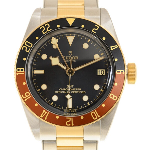 TUDOR Black Bay GMT S&G Steel and 18ct Yellow Gold 41mm Bracelet Watch M79833MN-0001