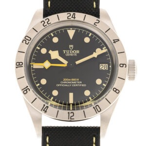 TUDOR Black Bay Pro 39mm Steel Automatic Hybrid Rubber Strap Watch M79470-0003