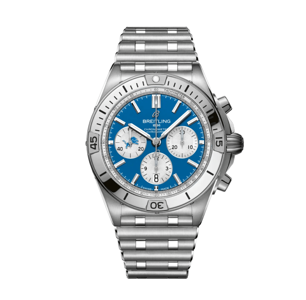 Breitling Chronomat B01 42 NFL Detroit Lions Edition AB01342B1CCA1