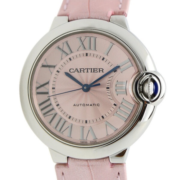 CARTIER Ballon Bleu Bleu Pink Dial 36mm WSBB0007 - United Luxury