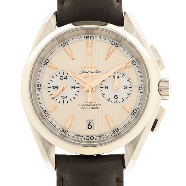 Omega Aqua Terra 150m Co-Axial GMT Chronograph Watch 231.13.43.52.02.001