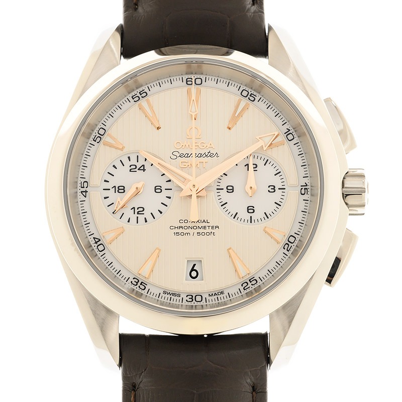Omega Aqua Terra 150m Co-Axial GMT Chronograph Watch 231.13.43.52.02.001