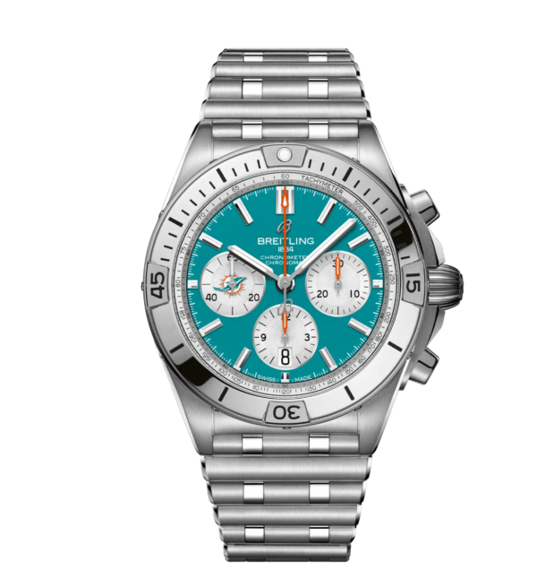 Breitling Chronomat B01 42 NFL Miami Dolphins Edition AB01342B1L2A1