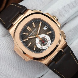 Patek Philippe Nautilus Rose Leather Replica