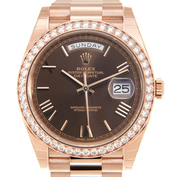 RLX Day-Date 40mm Chocolate Roman Dial 228345rbr-0009
