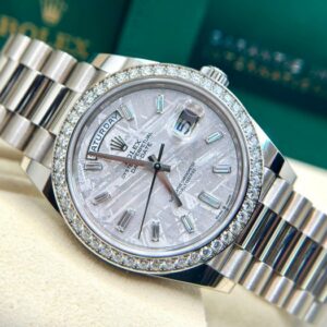 Rolex Day-Date 40mm 228349RBR-0046 White Mother-of-Pearl Dial President Bracelet