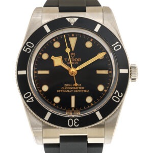 TUDOR Black Bay 54 37mm Black Dial & Bezel Automatic Rubber Strap Watch M79000N-0002