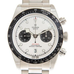 TUDOR Black Bay Chrono 41mm Opaline/Black Dial Men's Automatic Bracelet Watch M79360N-0002