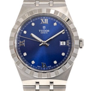 TUDOR Royal 38mm Blue Diamond Dial Automatic Bracelet Watch M28500-0006