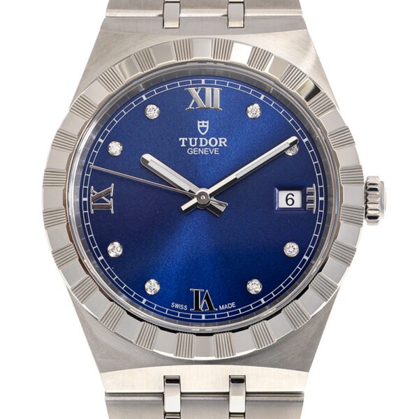 TUDOR Royal 38mm Blue Diamond Dial Automatic Bracelet Watch M28500-0006