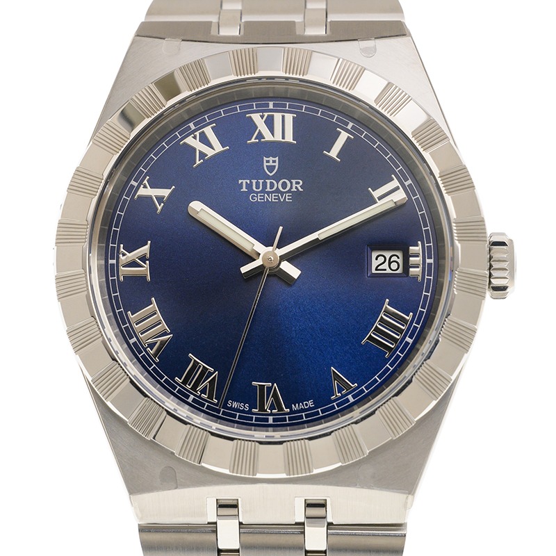 TUDOR Royal 38mm Blue Roman Dial Automatic Bracelet Watch M28500-0005