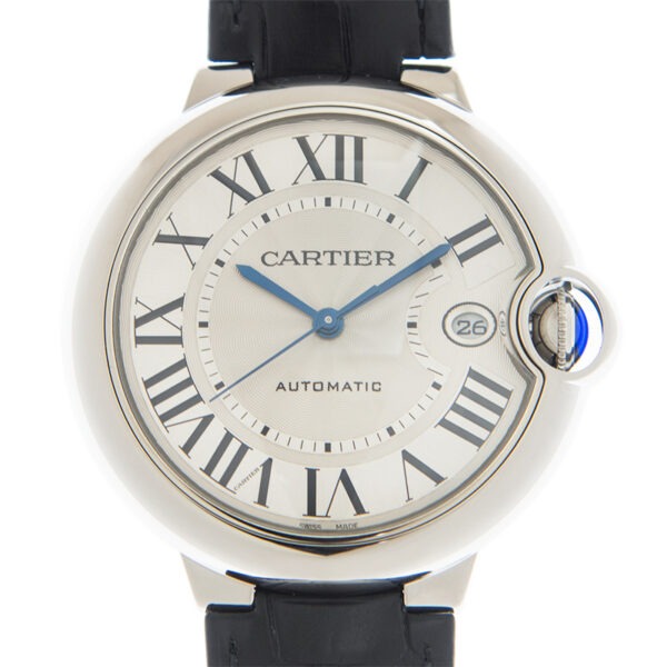 CARTIER BALLON BLEU Black Alligator Strap 40mm WSBB0039 - United Luxury