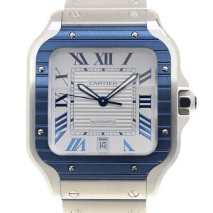 Cartier Santos Blue PVD Bezel WSSA0047 - United Luxury