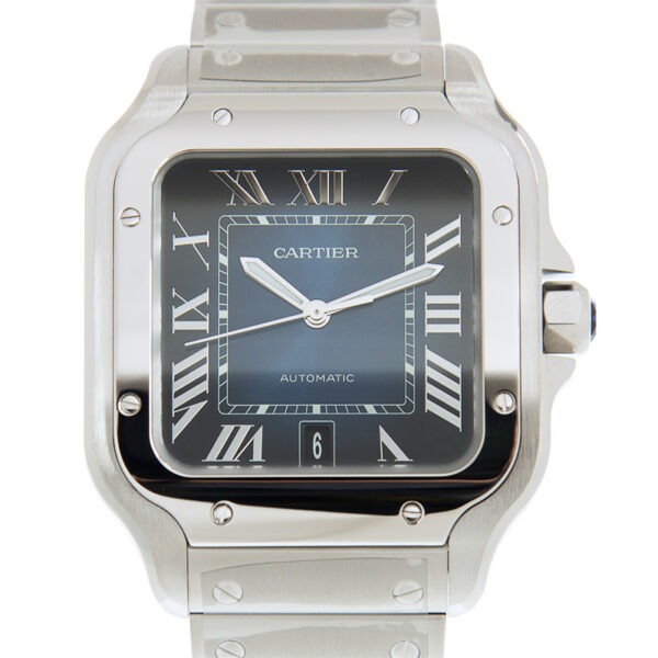 Cartier Santos Large Model Blue WSSA0030 - United Luxury
