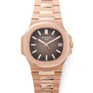 Patek Philippe Nautilus Rose Black Dial Replica