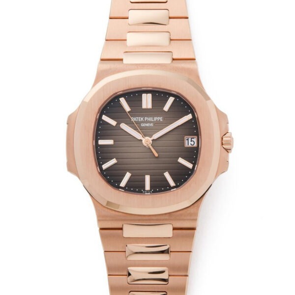 Patek Philippe Nautilus Rose Black Dial Replica