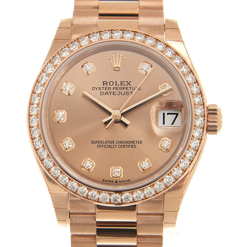 RLX Datejust m278285RBR-0025 Rosé Dial 31mm