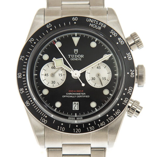 TUDOR Black Bay Chrono 41mm Black/Silver Dial Men's Automatic Bracelet Watch M79360N-0001
