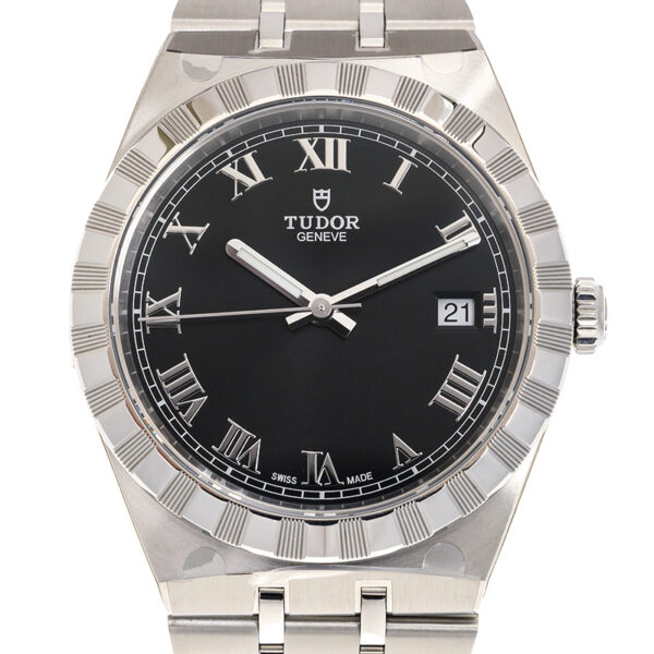 TUDOR Royal 38mm Black Roman Dial Automatic Bracelet Watch M28500-0003
