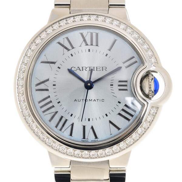 CARTIER Ballon Bleu BLEU Blue Diamond 33 mm W4BB0028 - United Luxury