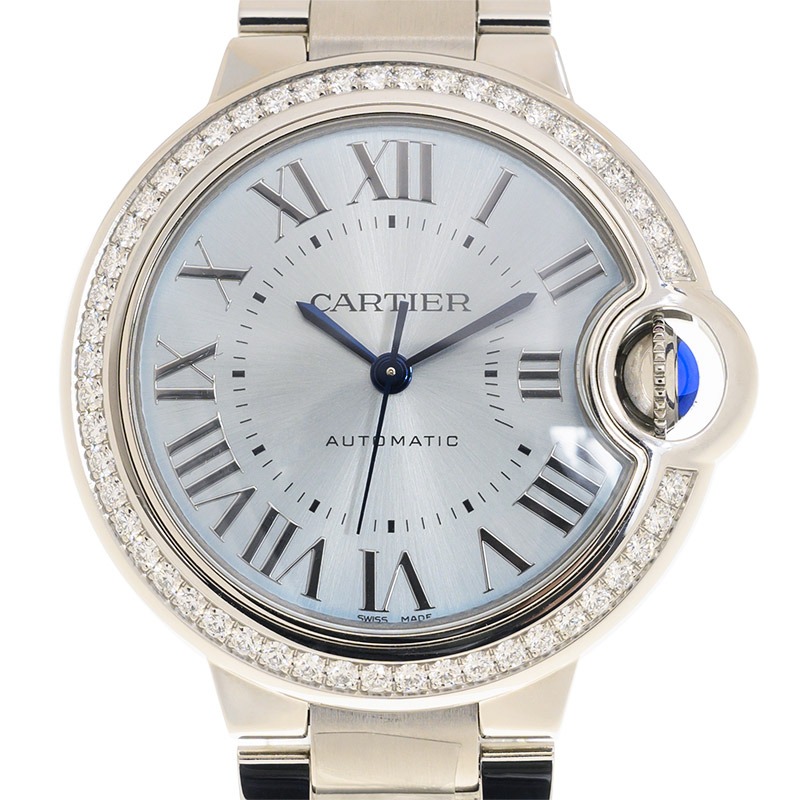 CARTIER Ballon Bleu BLEU Blue Diamond 33 mm W4BB0028 - United Luxury