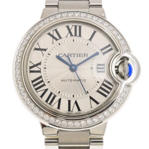 CARTIER Ballon Bleu BLEU Diamond Watch 33mm W4BB0023 - United Luxury