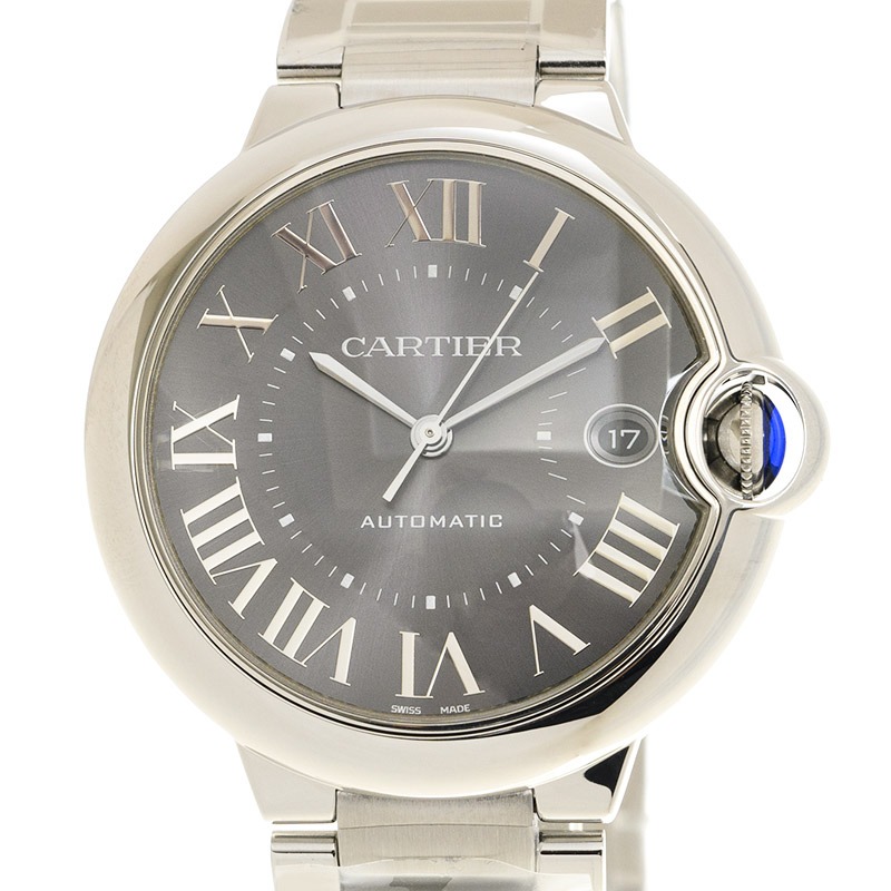 CARTIER Ballon Bleu BLEU Grey Dial 40mm WSBB0060 - United Luxury