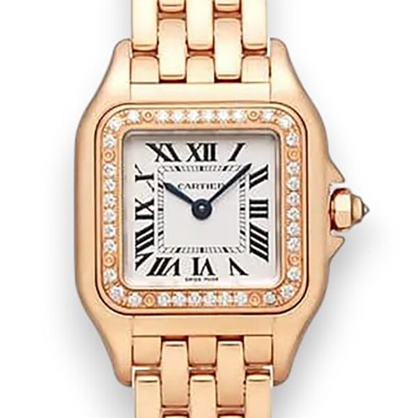 CARTIER PANTHERE Small Model Rose Gold Diamond WJPN0049 - United Luxury