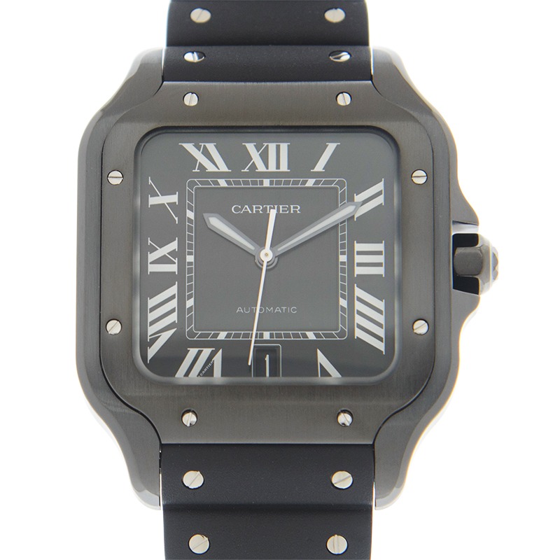Cartier Santos Large Model Black WSSA0039 - United Luxury
