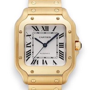 Cartier Santos Medium Model Gold WGSA0030 - United Luxury