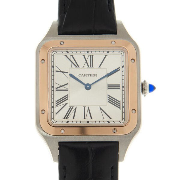 CARTIER SANTOS-DUMONT XL Model Rose Gold Mix W2SA0017 - United Luxury