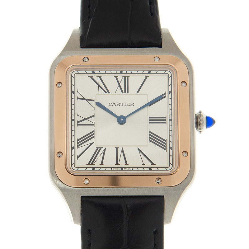 CARTIER SANTOS-DUMONT XL Model Rose Gold Mix W2SA0017 - United Luxury