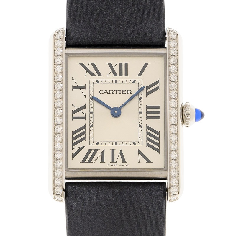 Cartier Tank Must Watch Diamond Large Model 33.7 mm W4TA0017 - United Luxury