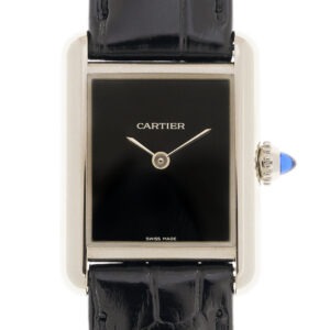 Cartier Tank Must Watch Small Model Black WSTA0071 - United Luxury