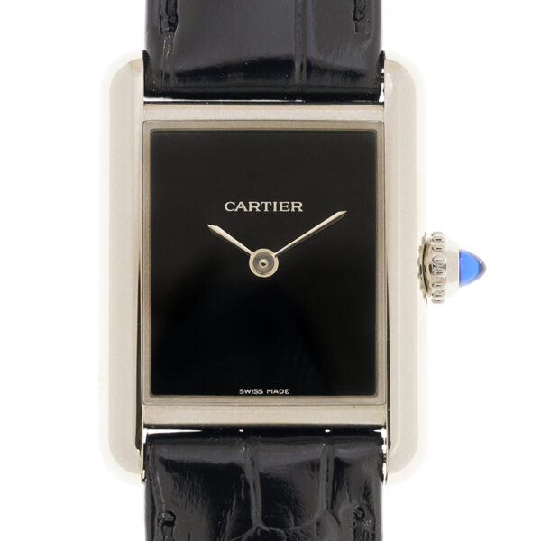 Cartier Tank Must Watch Small Model Black WSTA0071 - United Luxury