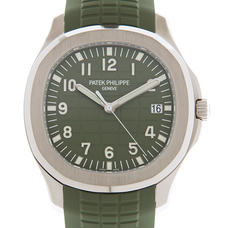 Patek Philippe Aquanaut Khaki Green Dial Watch 5168G-010