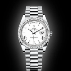 RLX Day-Date 40mm 228396TBR-0018 White Roman Dial