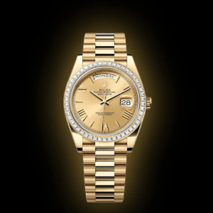 RLX Day-Date 40mm 228398TBR-0003 Champagne Dial President Watch