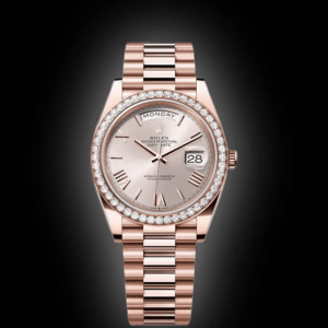 RLX Day-Date 40mm Sundust Roman Dial 228345rbr-0008
