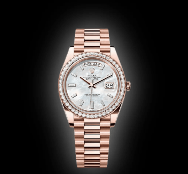 RLX Day-Date Mother of Pearl Diamonds Dial 228345rbr-0026