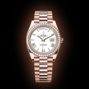 RLX Day-Date White Roman Dial 228345rbr-0012