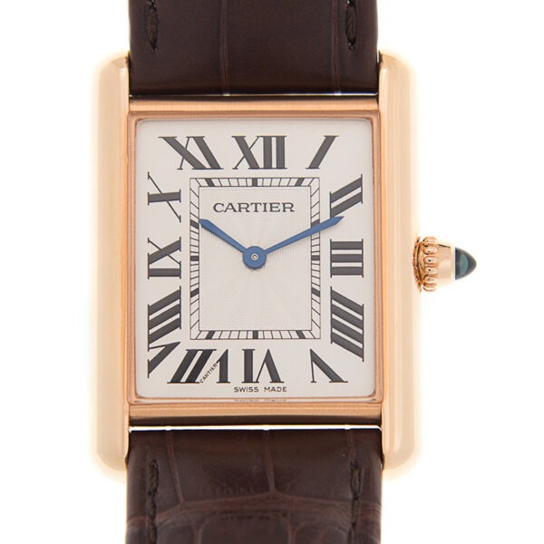 Tank Louis Cartier Watch Large Model Rose Gold WGTA0011 - United Luxury