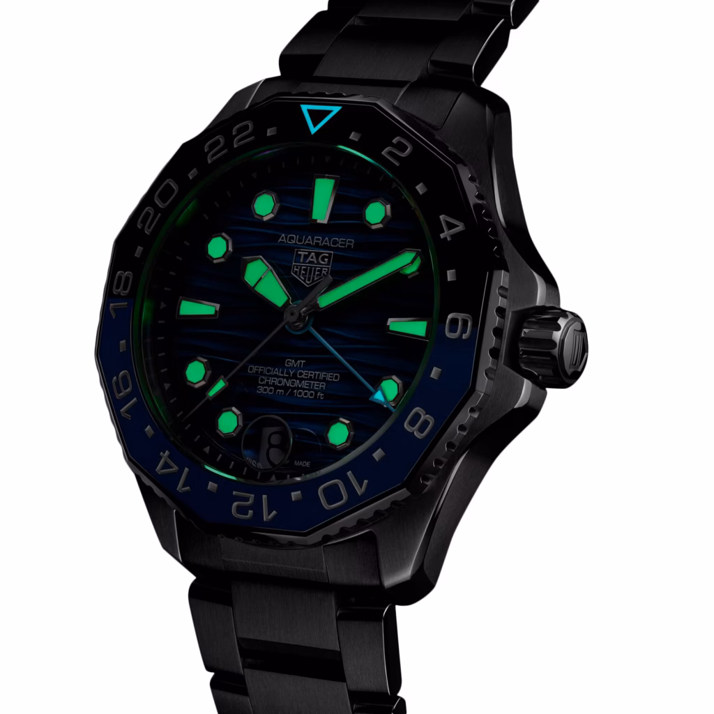 TAG Heuer Aquaracer Professional 300 GMT 42mm Mens Watch Blue WBP5114.BA0013