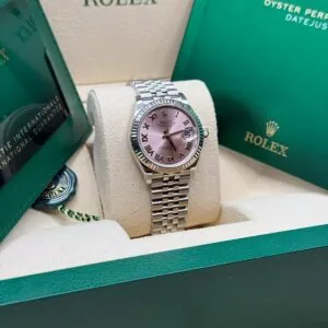 RLX Datejust m278274-0019/0020 Pink 31mm Dial Oyster Watch