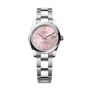 RLX Datejust m278240-0013/0014 31mm Pink Roman Domed Bezel Oyster Oystersteel