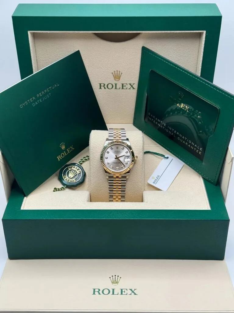 RLX Datejust m278273-0019/0020 31mm Silver Dial Stainless Steel and Yellow Gold Oyster Watch
