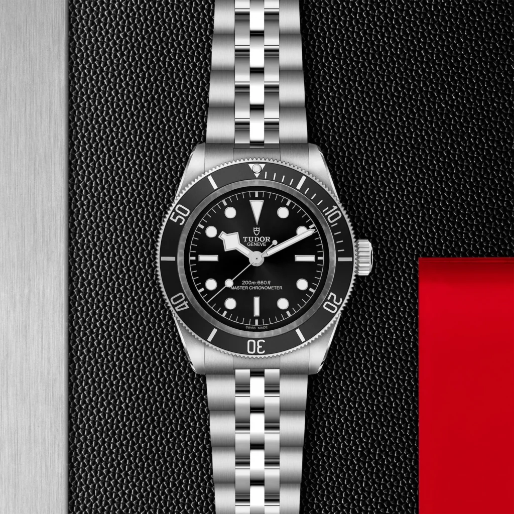 TUDOR Black Bay 41mm Black Dial & Bezel Men's Five-Link Bracelet Watch M7941A1A0NU-0003