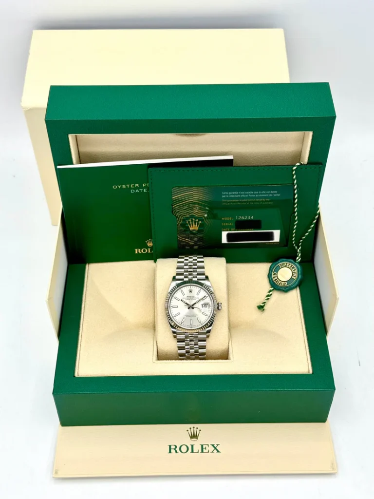 RLX Datejust 36mm 126234 Silver Index Dial Oyster Stainless Steel