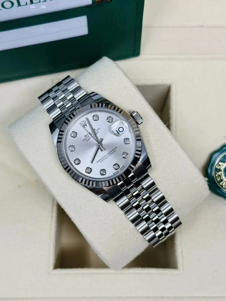 RLX Datejust m278274-0029/0030 Silver 31mm Dial Oyster Watch